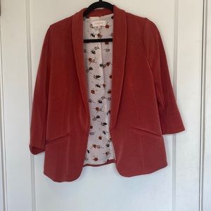 Rust colored blazer